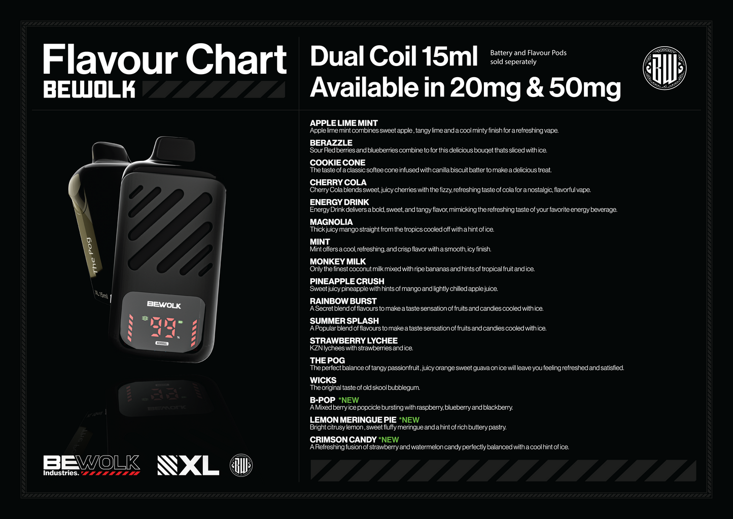 Bewolk Bar XL